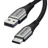 USB 2.0 A és USB-C kábel Vention CODHF 3A 1m szürke