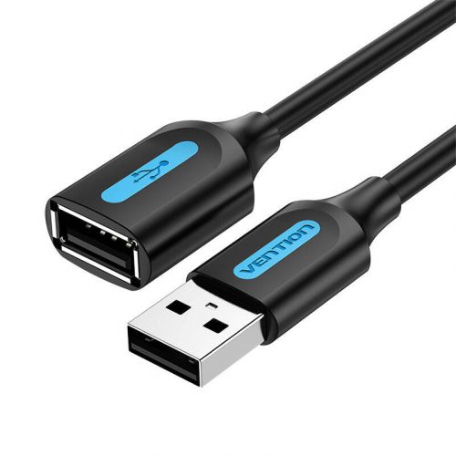 USB 2.0 male to female extension cable Vention CBIBH 2m Black PVC