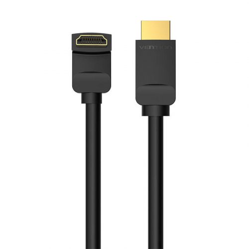 Kábel HDMI 2.0 Vention AAQBH 2m, 270°-os szögben, 4K 60Hz (fekete)