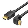 Kábel HDMI 2.0 Vention AAQBH 2m, 270°-os szögben, 4K 60Hz (fekete)