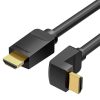 Kábel HDMI 2.0 Vention AARBG 1,5m, 90°-os szög, 4K 60Hz (fekete)