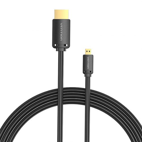 HDMI-D férfi HDMI-A férfi 4K HD kábel 1.5m Vention AGIBG (fekete)