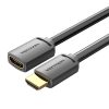 HDMI 2.0 férfi HDMI 2.0 női kábel Vention AHCBG 1,5m, 4K 60Hz, (fekete)