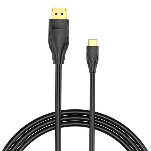 USB-C és DisplayPort 1.4 Vention CGYBG kábel, 1,5m, 8K 60Hz/4K 120Hz (fekete)