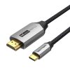 USB-C do HDMI 2.0 kábel Vention CRBBG 1,5m, 4K 60Hz (fekete)