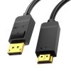 DisplayPort 1.2 HDMI 1.4 kábel Vention HAGBH 2m, 4K 30Hz (fekete)