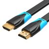 Flat HDMI Cable Vention VAA-B02-L150, 1.5m, 4K 60Hz (Black)