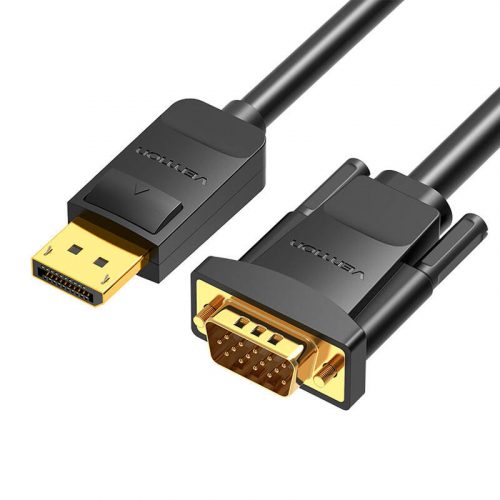 DisplayPort VGA kábel Vention HBLBI 3m, 1080P 60Hz (fekete)