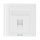 1-Port Keystone Wall Plate 86 Type Vention IFAW0 White