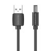 Tápkábel USB 2.0 és DC 5.5mm hordócsatlakozó 5V Vention CEYBD 0,5m (fekete)