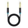 Audio Cable TS 6.35mm Vention BAABF 1m (black)