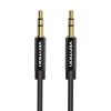 Kábel Audio 3.5mm mini jack Vention BAGBF 1m Fekete