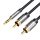 Audio kábel 3.5mm 2x RCA Vention BCFBI 3m Fekete 3.5mm - 2x RCA Vention BCFBI 3m Fekete