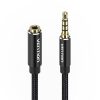 Kábel Audio TRRS 3.5mm férfi 3.5mm női Vention BHCBF 1m Fekete