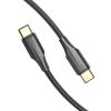 USB-C 2.0 to USB-C Cable Vention TAUBH 2m, 3A, LED Black