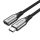 USB-C 3.1 Extension Cable Vention TABHF 1m PD 60W (Gray)