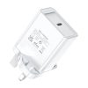 USB-C Wall Charger Vention FADW0-UK 20W UK White