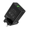 USB-A, USB-C Wall Charger Vention FBBB0-UK 18W/20W UK Black