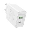 USB-A, USB-C Wall Charger Vention FBBW0-EU 18W/20W EU White