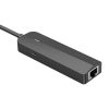 Hub USB-C 3x USB 2.0, RJ45, Micro USB Vention TGOBB 0.15m, Fekete