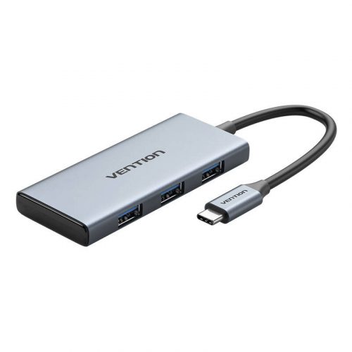 USB-C HDMI, 3x USB 3.0, SD, TF Hub Vention TOOHB 0.15m szürke