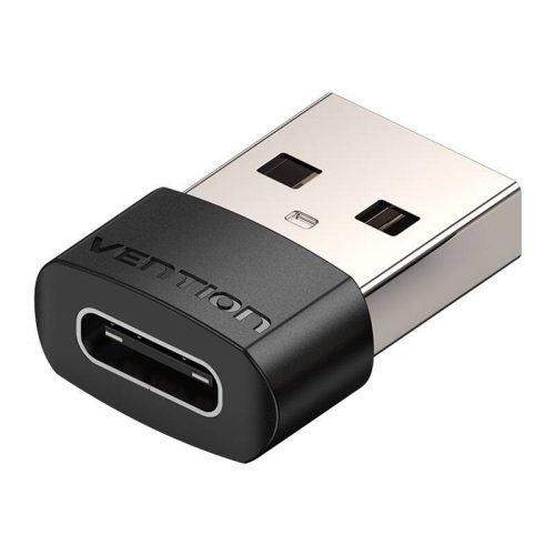 Adapter USB 2.0 férfi USB-C női Vention CDWB0 Fekete