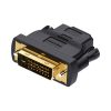 DVI (24+1) férfi HDMI 1.4 női adapter Vention ECDB0 1080P 60Hz (fekete)