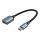 USB 3.0 Male to USB Female OTG Cable Vention CCXHB 0.15m (gray)