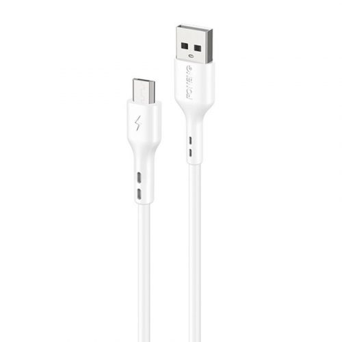 Foneng X36 USB-Micro USB kábel, 2.4A, 1m (fehér)