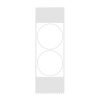 Thermal labels Niimbot stickers  T 14x28mm 200 psc (White Round)