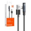 Kábel USB-C-ről USB-C-re Mcdodo CA-3423 90 fokos 1.8m LED-del (fekete)