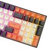 Mechanical keyboard Royal Kludge RK100 RGB, brown switch (black-orange)