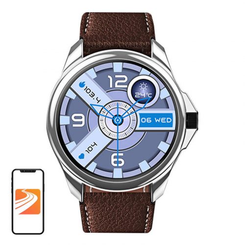 Smartwatch Blitzwolf BW-AT3 (brown leather)