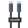 Baseus Flash gyorstöltő kábel USB-C, 240W, 1m (fekete)