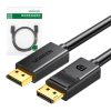 UGREEN DP102 DisplayPort-DisplayPort kábel, 4K, 3D, 1,5m (fekete)