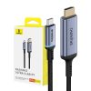 Baseus USB-C HDMI adapter, nagy felbontású, 1,5 m (fekete)