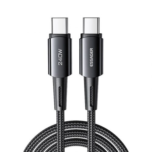 USB-C-USB-C kábel 240W Essager 1m (szürke)