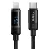 Mcdodo CA-5210 USB-C Lightning kábel, 36W, 1.2m (fekete)