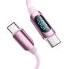 Cable USB-C to USB-C Toocki TXCTT1- XX04-B2, 2m, FC 100W (pink)