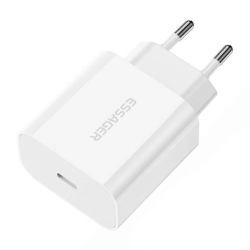 Töltő USB-C 20W Essager PD (fehér)