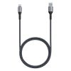 USB-A 3.1 és USB-C gyors töltőkábel Lention CB-ACE-6A1M, 6A, 10Gbps, 0,5m (fekete)