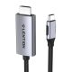 Lention CU707 USB-C és HDMI 2.0 kábel, 4K60Hz, 1Gbps, 3m (szürke)