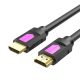 Lention VC-HH20 HDMI 4K nagy sebességű HDMI 2.0 kábel, 18Gbps, PVC, 0,5m (fekete)