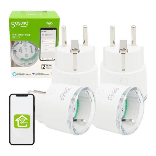 Gosund SP111 smart WiFi aljzat 3680W 16A, Tuya 4-pack