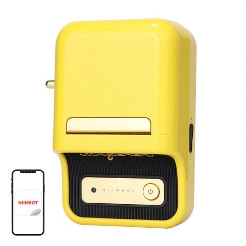 Portable Label Printer Niimbot B21 (yellow)