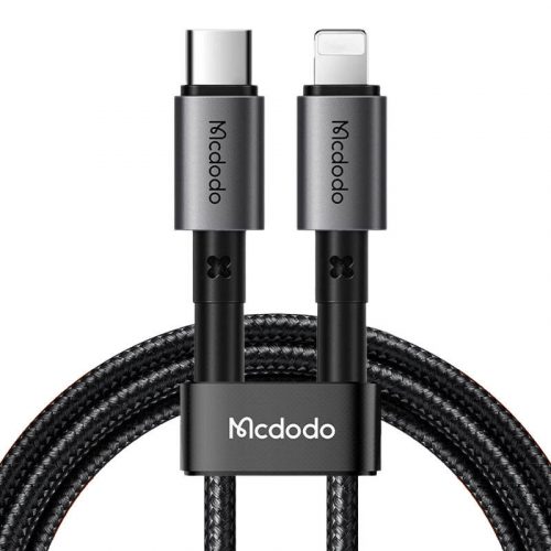 Cable USB-C to lightning Mcdodo CA-2851, 36W, 2m (black)