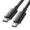 Gyorstöltő kábel Rocoren USB-C USB-C Simples Series 100W, 1m (fekete)