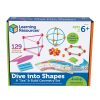 Learning Resources LER 1773 'Sea' and Build geometriai készletet