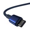 Cable USB-C to USB-C Baseus Tungsten Gold, 100W, 1m (blue)