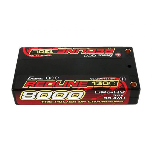 Lipo akkumulátor GENS ACE 8000mAh 3,8V 1S2P 130C